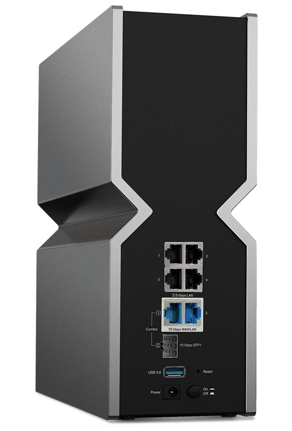 TP-Link Archer BE800 WiFi router, AXE19000, WiFi 7, 1x 10GWAN, 4x 2.5GLAN, 1x 10GLAN/SFP+, USB, 2,4/5/6GHz