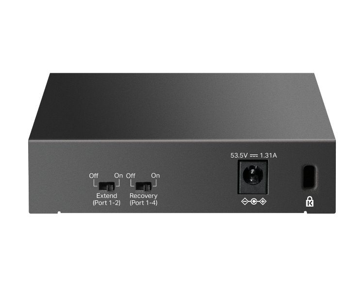 TP-Link LS105GP Switch 1x GLAN, 4x GLAN s PoE+, 65W