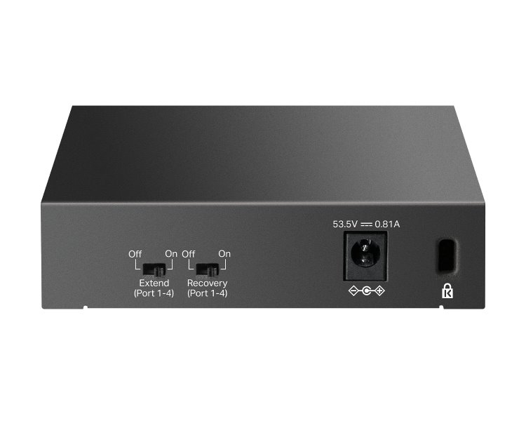 TP-Link LS105LP Switch 1x LAN, 4x LAN s PoE, 41W