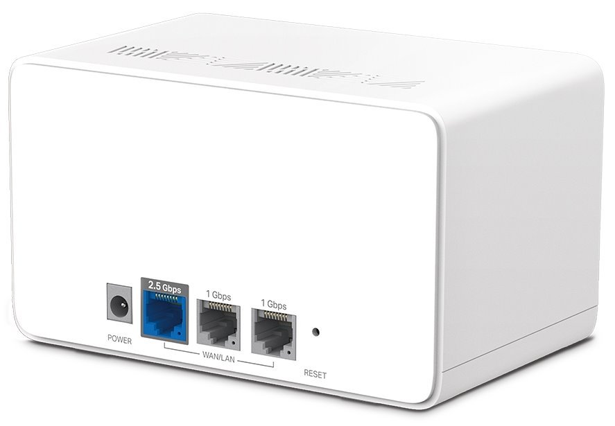 TP-Link Mercusys Halo H90X(2-pack) WiFi systém, WiFi 6, AX6000, 1x 2,5GLAN, 2x GLAN