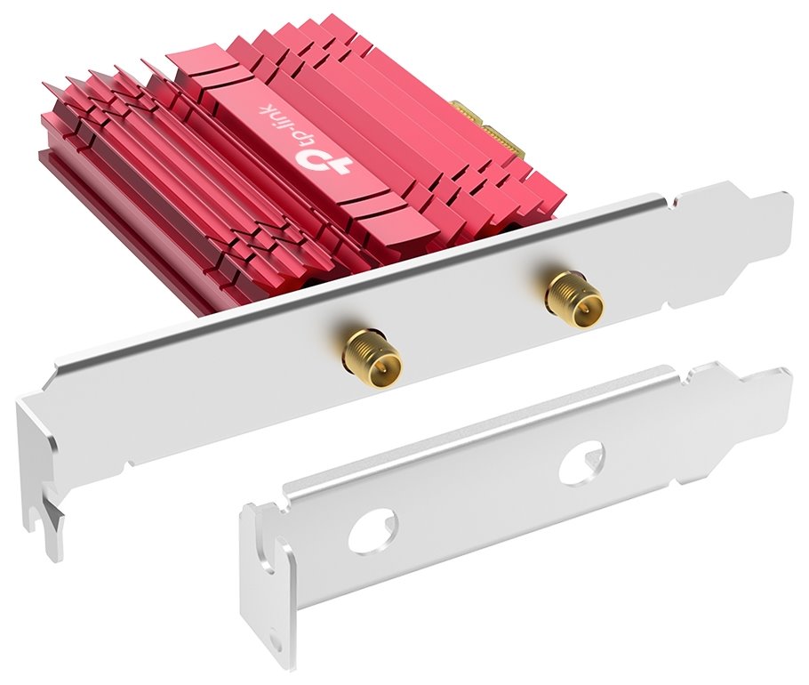 TP-Link Archer TXE75E AXE 5400 Síťová karta, WiFi 6E, Bluetooth 5.2, 574Mbps 2,4GHz/ 2402Mbps 5GHz/ 2402 6GHz, PCI-e