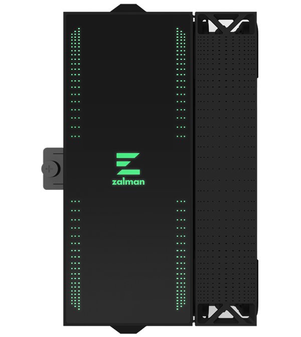 Zalman chladič CPU CNPS13X BLACK / 120 mm ventilátor / 5 heatpipe / PWM / výška 159 mm / černý