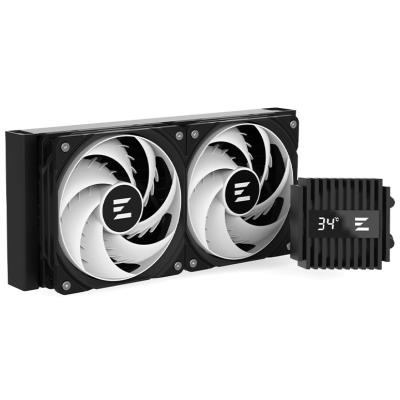 Zalman vodní chladič ALPHA2 A24 Black / 2 x 120 mm / PWM / ARGB  / černý
