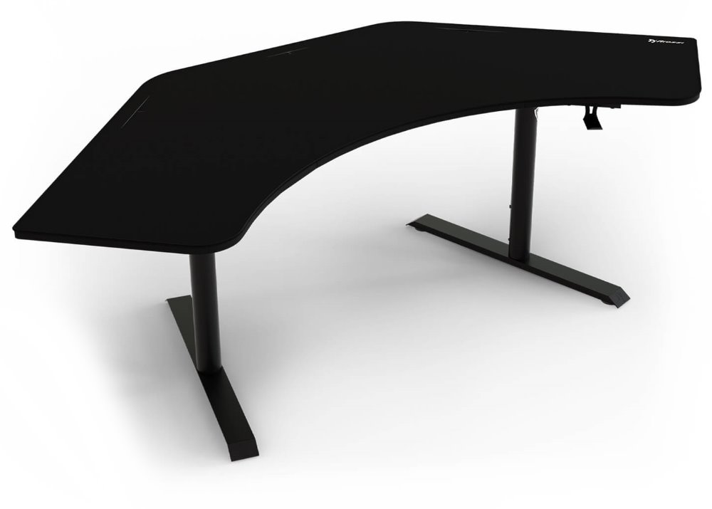 AROZZI herní stůl ARENA ANGELO Pure Black/ rohový/ černý