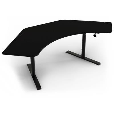 AROZZI herní stůl ARENA ANGELO Pure Black/ rohový/ černý