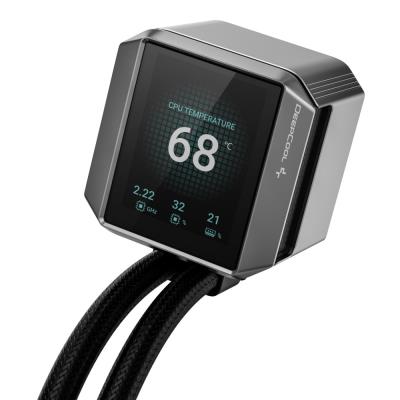 DEEPCOOL vodní chladič MYSTIQUE 360 / 3x120mm fan / dig. displej / Intel i AMD / černý