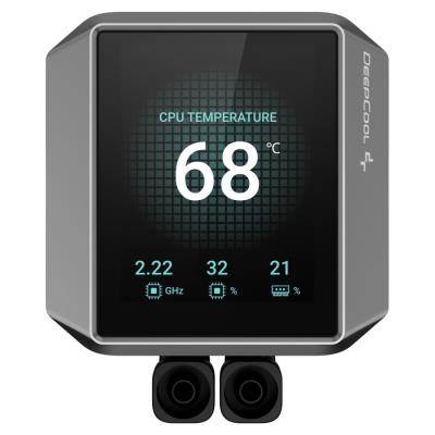 DEEPCOOL vodní chladič MYSTIQUE 360 / 3x120mm fan / dig. displej / Intel i AMD / černý