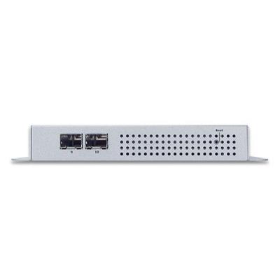 Planet WGS-4215-8P2S plochý L2/L4 switch, 8x1Gb, 2x1Gb SFP, 8x PoE 802.3at 200W, 48-56VDC, -40~75°C, IP30, fanless