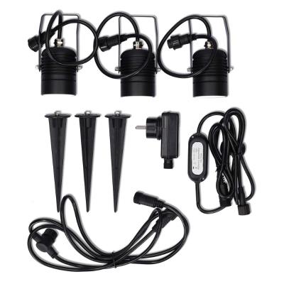 NEDIS chytré venkovní světlo/ 3 x 90 lm/ Zigbee 3.0/ 3 x 3 W/ RGB/ teplá bílá/ 2700 K/ hliník/ Android/ iOS