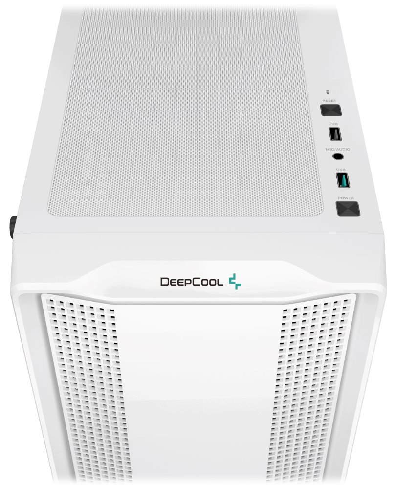 DEEPCOOL skříň CC560 V2 / ATX / 4x120 mm fan / USB 3.0 / USB 2.0 / bílá
