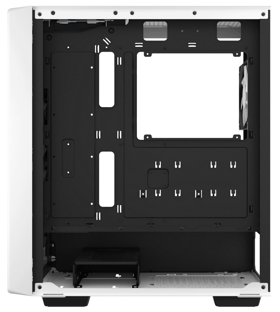 DEEPCOOL skříň CC560 V2 / ATX / 4x120 mm fan / USB 3.0 / USB 2.0 / bílá