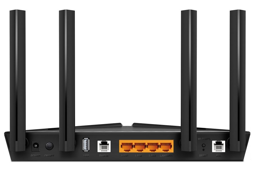 TP-Link Archer VX1800V VDSL/ADSL MODEM 4x GLAN, 2x RJ11, USB, WIFI 2,4/5GHz