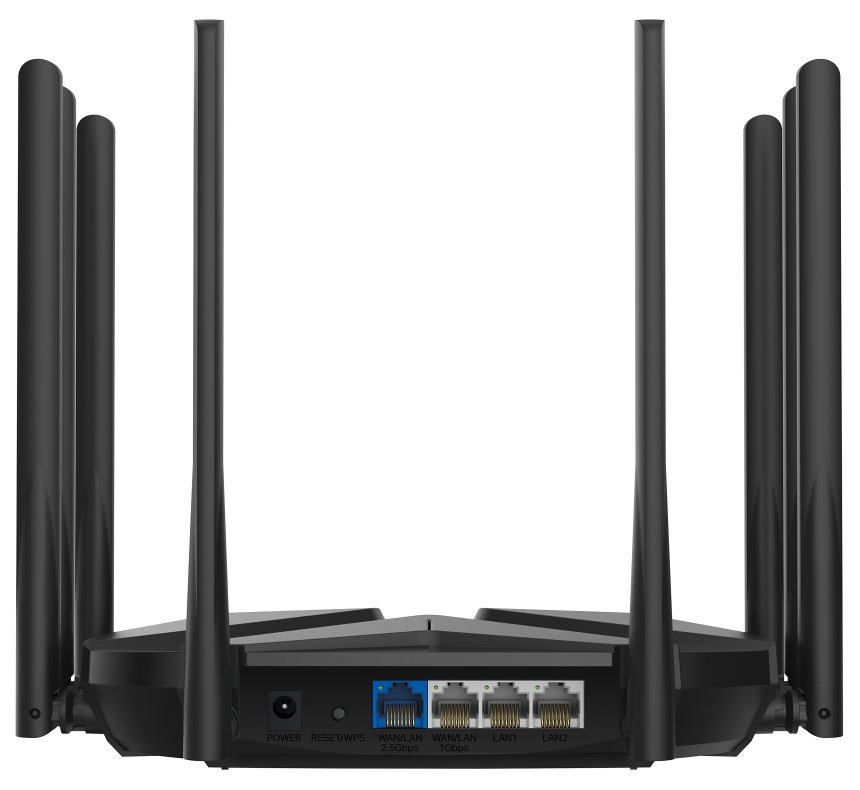 TP-Link MERCUSYS MR90X AX6000 WiFi router, dual AP/router, 3x GLAN, 1x 2,5GWAN/GLAN 1148 Mbps 2,4/ 4804 Mbps 5GHz