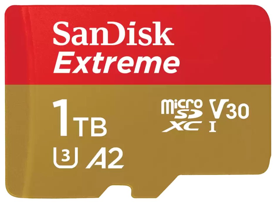 SanDisk Extreme 1TB microSDXC / CL10 UHS-I  / U3 / V30 / vč. adaptéru