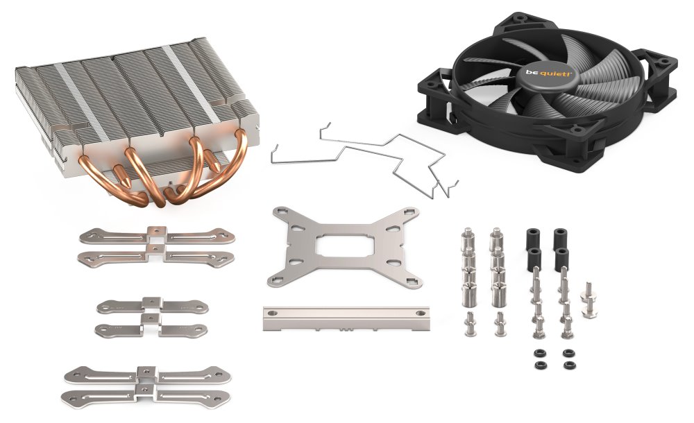 Be quiet! / chladič CPU SHADOW ROCK LP / socket AMD i Intel / 130TDP / 120mm fan / 4x Heatpipe /