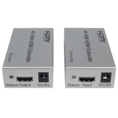 PremiumCord 4K HDMI extender na 60m přes jeden kabel Cat5e/Cat6