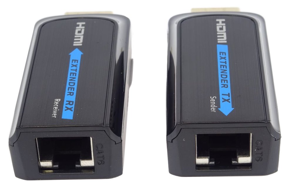 PremiumCord HDMI FULL HD 1080p extender na 50m přes jeden kabel Cat6