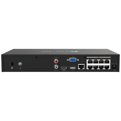 TP-Link VIGI NVR1008H-8MP síťový videorekordér 8 kanálů, 8x Lan s PoE, 2x USB