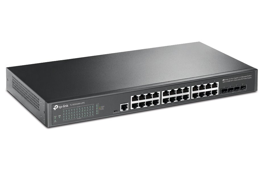 TP-Link TL-SG3428X-UPS JetStream Switch 24x GLan, 4x SFP+ 10G, Omáda SDN