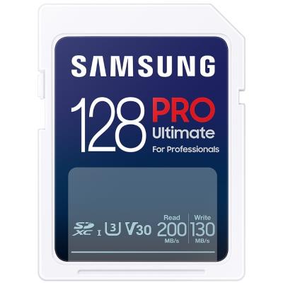 SAMSUNG PRO Ultimate SDXC 128GB + USB Adaptér / CL10 USH-I U3 / V30