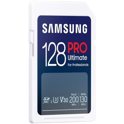 SAMSUNG PRO Ultimate SDXC 128GB + USB Adaptér / CL10 USH-I U3 / V30