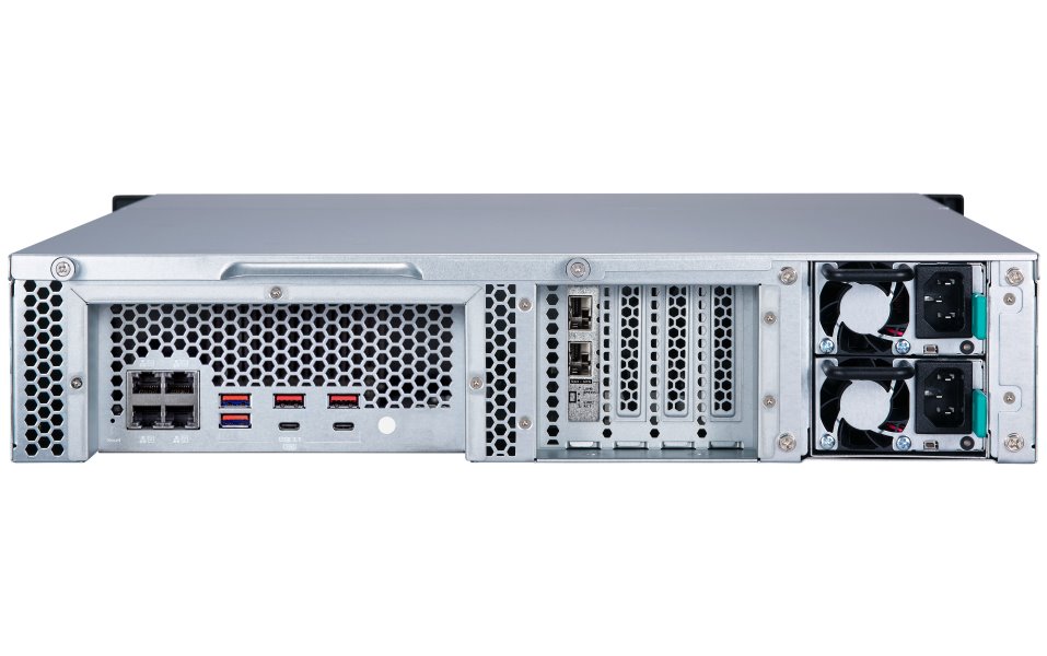 QNAP TS-1283XU-RP-E2124-8G   12x SATA/ 8GB ECC RAM / 4x PCIe / 4x GbE / 2x 10G SFP+