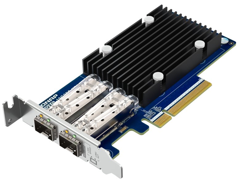 QNAP QXG-10G2SF-X710 síťová karta 2x 10GbE SFP+, PCIe Gen3 x8