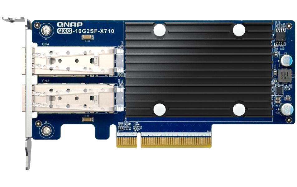 QNAP QXG-10G2SF-X710 síťová karta 2x 10GbE SFP+, PCIe Gen3 x8