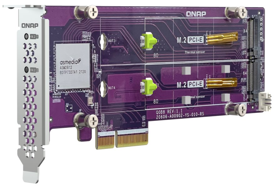 QNAP QM2-2P-344A rozšiřující karta 2xM.2 NVMe