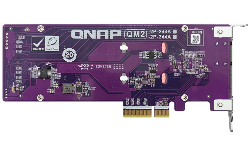QNAP QM2-2P-344A rozšiřující karta 2xM.2 NVMe