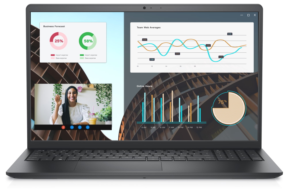 DELL Vostro 15 (3530)/ i3-1305U/ 8GB/ 512GB SSD/ 15.6" FHD/ Intel UHD/ FPR/ podsv.kl./ W11Pro/ černá/ 3Y PS on-site
