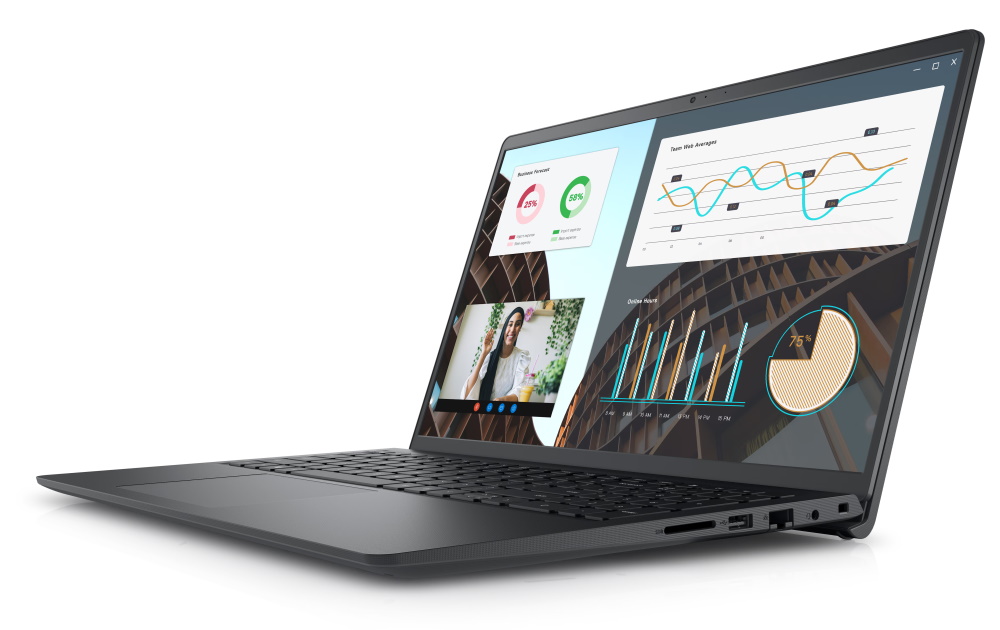 DELL Vostro 15 (3530)/ i3-1305U/ 8GB/ 512GB SSD/ 15.6" FHD/ Intel UHD/ FPR/ podsv.kl./ W11Pro/ černá/ 3Y PS on-site