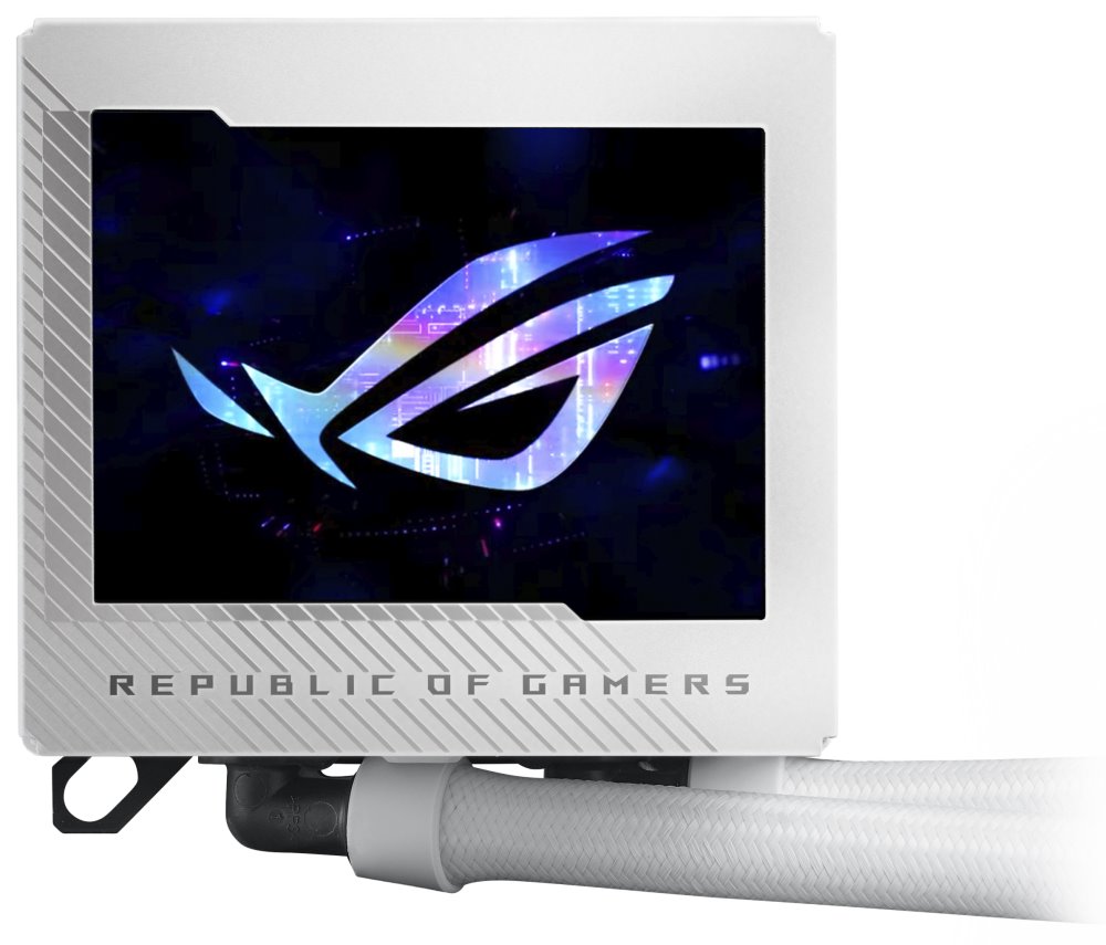 ASUS ROG RYUJIN III 360 ARGB WHITE / vodní chlazení / 3x 120mm fan / AM4+AM5 / 115x+1200+1700 / ARGB podsvícení