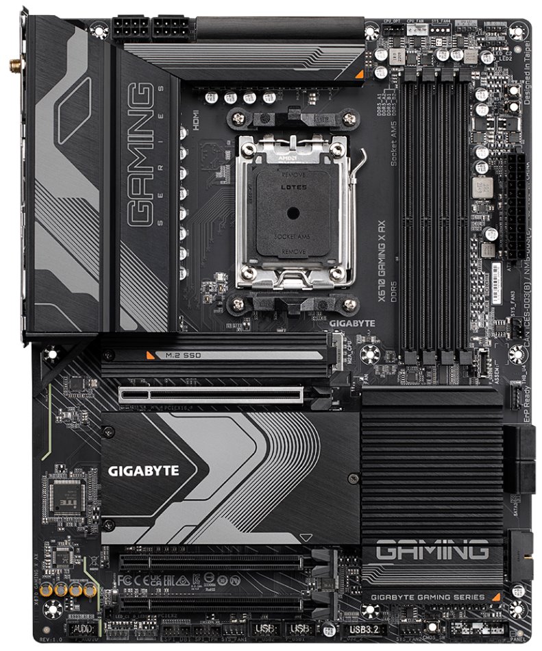 OPRAVENÉ - GIGABYTE X670 GAMING X AX / AMD X670 / AM5 / 4x DDR5 DIMM / 4x M.2 / HDMI / USB-C / WiFi / ATX