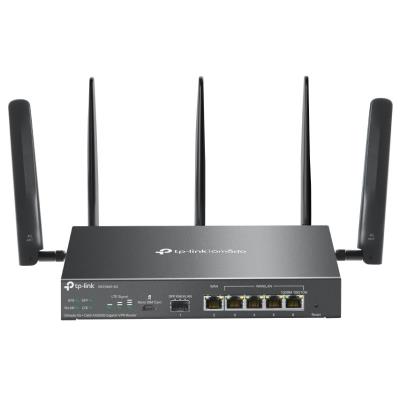 TP-Link ER706W-4G Omada VPN Router, 1x Nano SIM slot (4G+ Cat6), WiFi 6 2402 Mbps  5GHz + 574 Mbps  2.4GHz, 1x SFP GWAN/