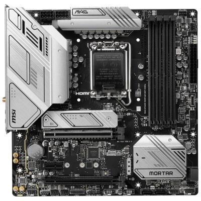 OPRAVENÉ - MSI MAG B760M MORTAR WIFI / Intel B760 / LGA1700 / 4x DDR5 / 2x M.2 / HDMI / DP / USB-C / WiFi / mATX 