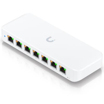 Ubiquiti UniFi Switch Ultra - 8x GbE, 1x PoE++ In, 7x PoE+ Out (bez napájecího adaptéru)