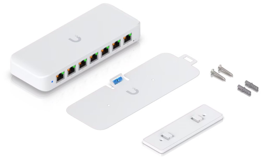 Ubiquiti UniFi Switch Ultra - 8x GbE, 1x PoE++ In, 7x PoE+ Out (bez napájecího adaptéru)