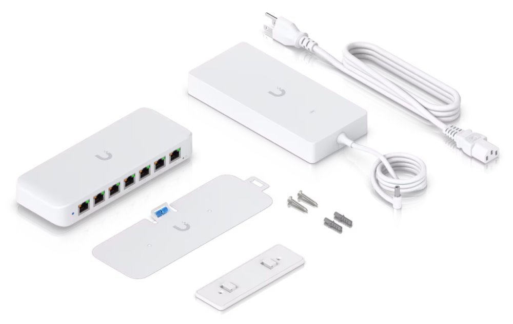 Ubiquiti UniFi Switch Ultra 210W - 8x GbE, 1x PoE++ In, 7x PoE+ Out (PoE budget 202W)