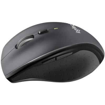 Logitech Marathon M705/ Bezdrátová/ Optická/ 1000dpi/ USB přijímač/ černo-šedá