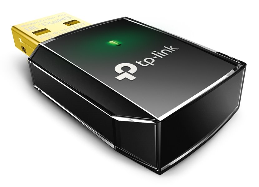 TP-Link Archer T2U Bezdrátový USB 2.0 adaptér / 2.4GHz a 5GHz / duální WIFI ac/a/b/g/n