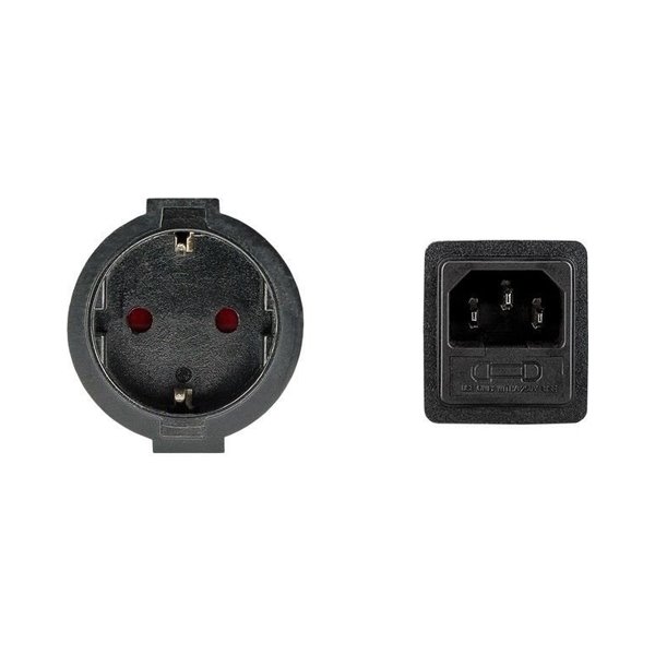 PremiumCord Prodlužovací přívod 230V s EURO konektorem C14 (IEC connection) , 1,5m