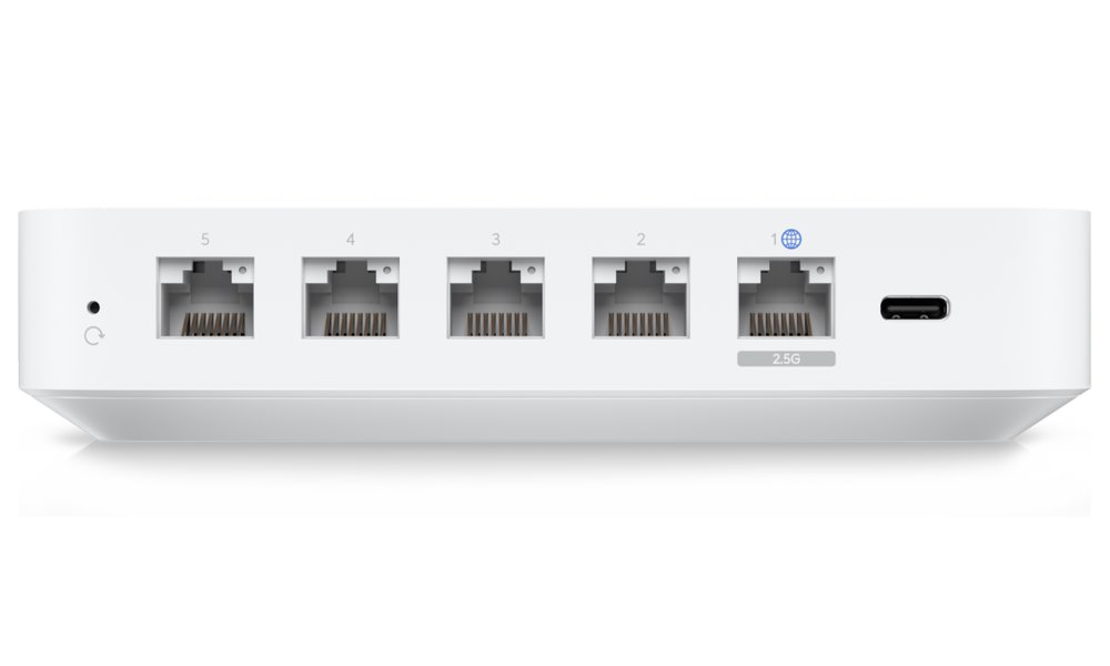 Ubiquiti UniFi Cloud Gateway Ultra - Router, UniFi Network OS, IPS/IDS, 1x 2.5GbE, 4x GbE