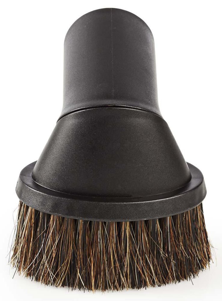 NEDIS prachový kartáč/ přírodní štětiny/ univerzálně použitelné/ 30 / 32 / 35 mm/ černý