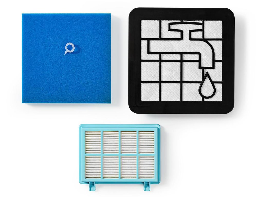 NEDIS se HEPA filtrů/ HEPA filtr/ motorový filtr/ Philips/ H11/ modro-bílé