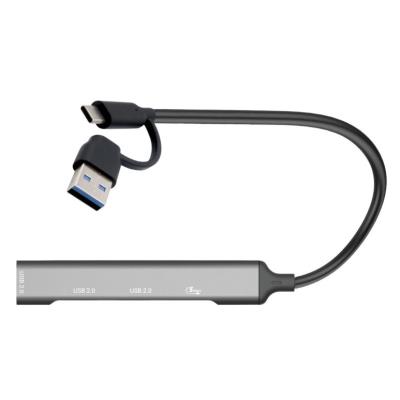 i-tec USB-A/USB-C Metal HUB/ 1x USB-C 3.1/ 3x USB 2.0/ kovový