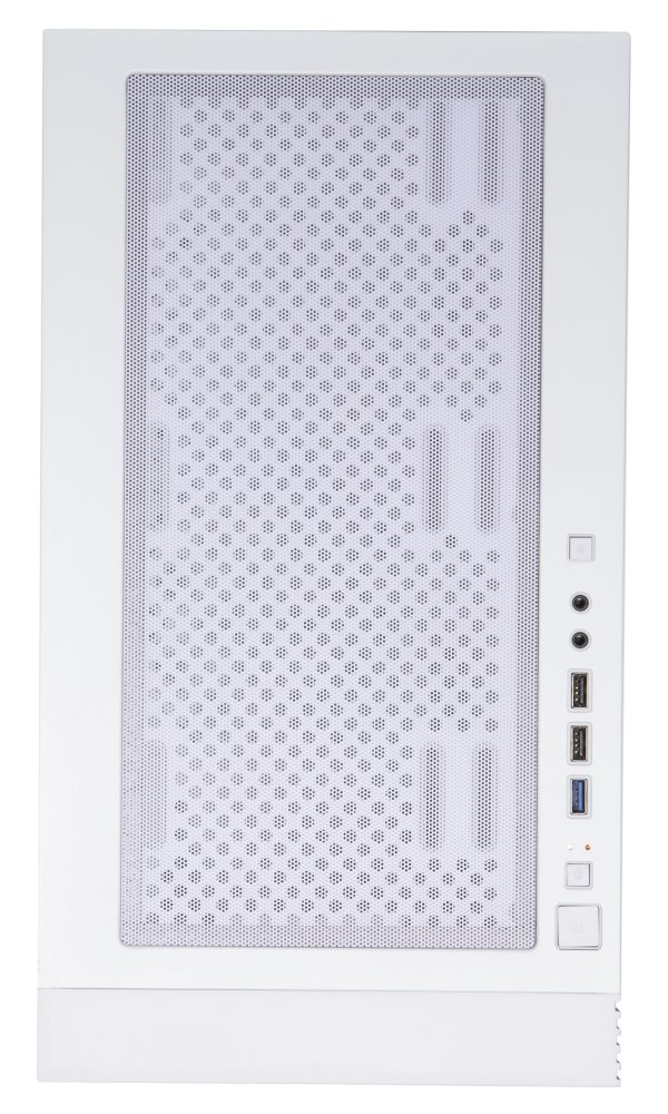 BitFenix skříň Flow FRGB/ ATX / 4x120mm FRGB fan / 2xUSB 3.0  / tvrzené sklo / bílá