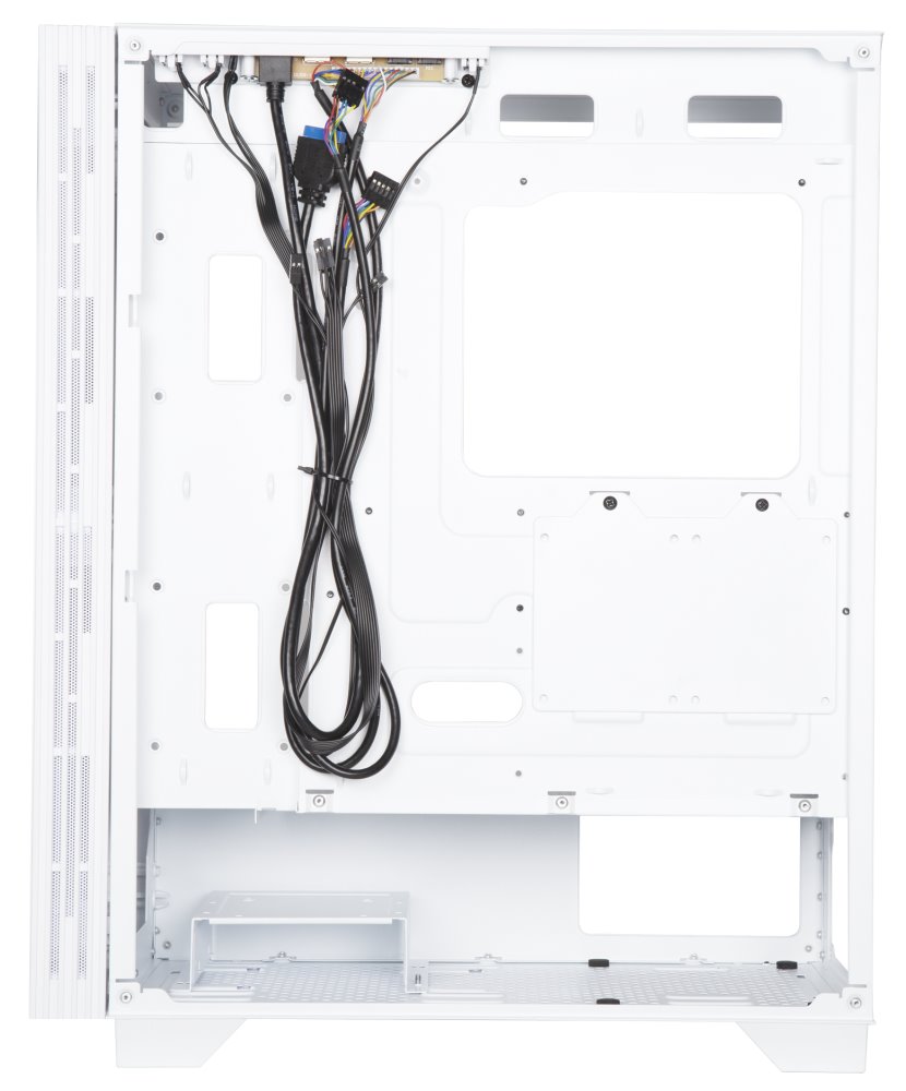 BitFenix skříň Flow FRGB/ ATX / 4x120mm FRGB fan / 2xUSB 3.0  / tvrzené sklo / bílá