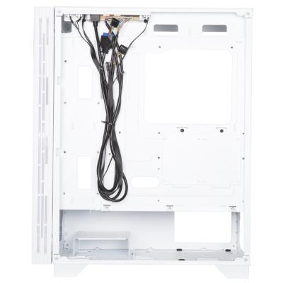 BitFenix skříň Flow FRGB/ ATX / 4x120mm FRGB fan / 2xUSB 3.0  / tvrzené sklo / bílá