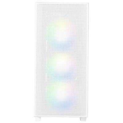 BitFenix skříň Flow FRGB/ ATX / 4x120mm FRGB fan / 2xUSB 3.0  / tvrzené sklo / bílá